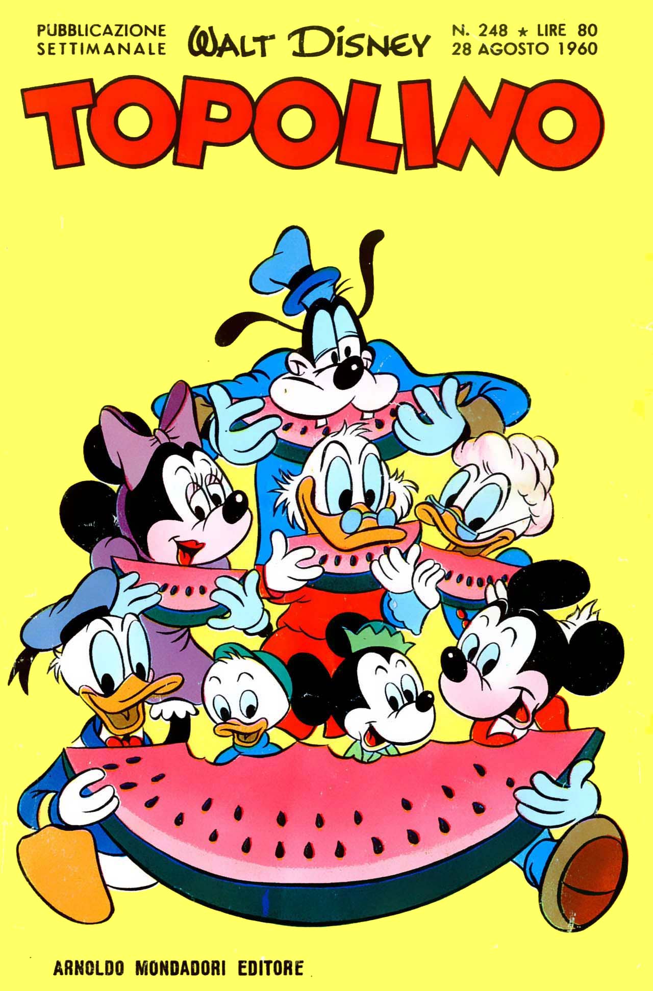 Fumetto Topolino -  1960