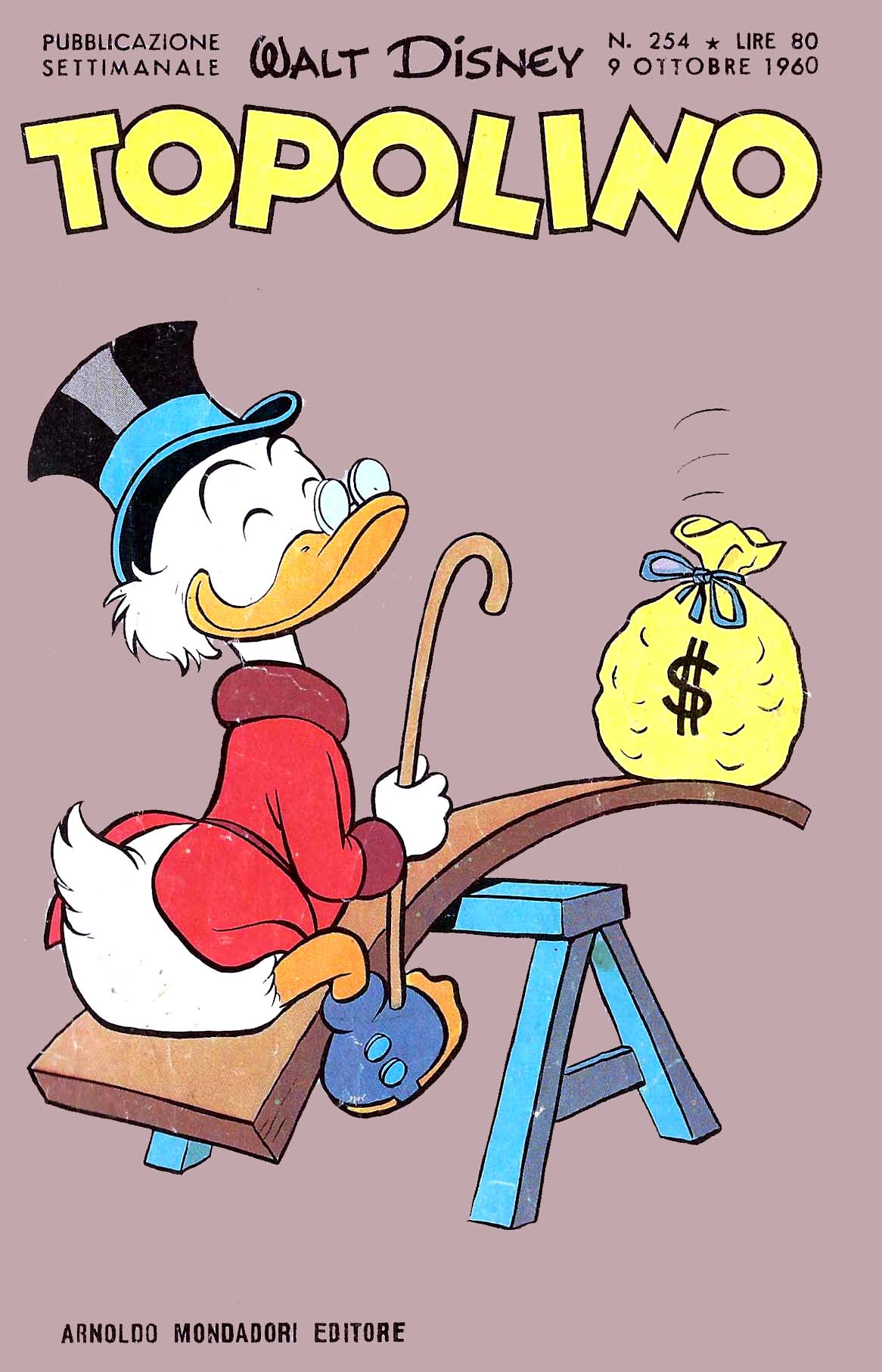 Fumetto Topolino -  1960