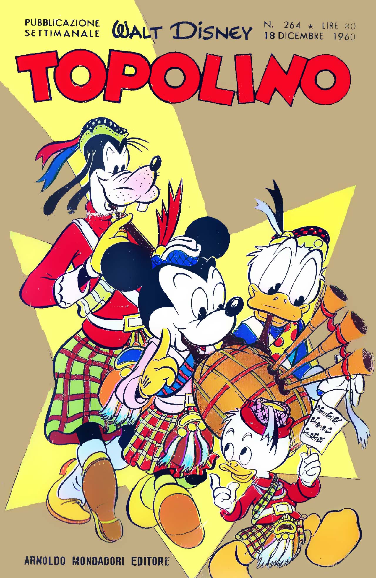 Fumetto Topolino -  1960