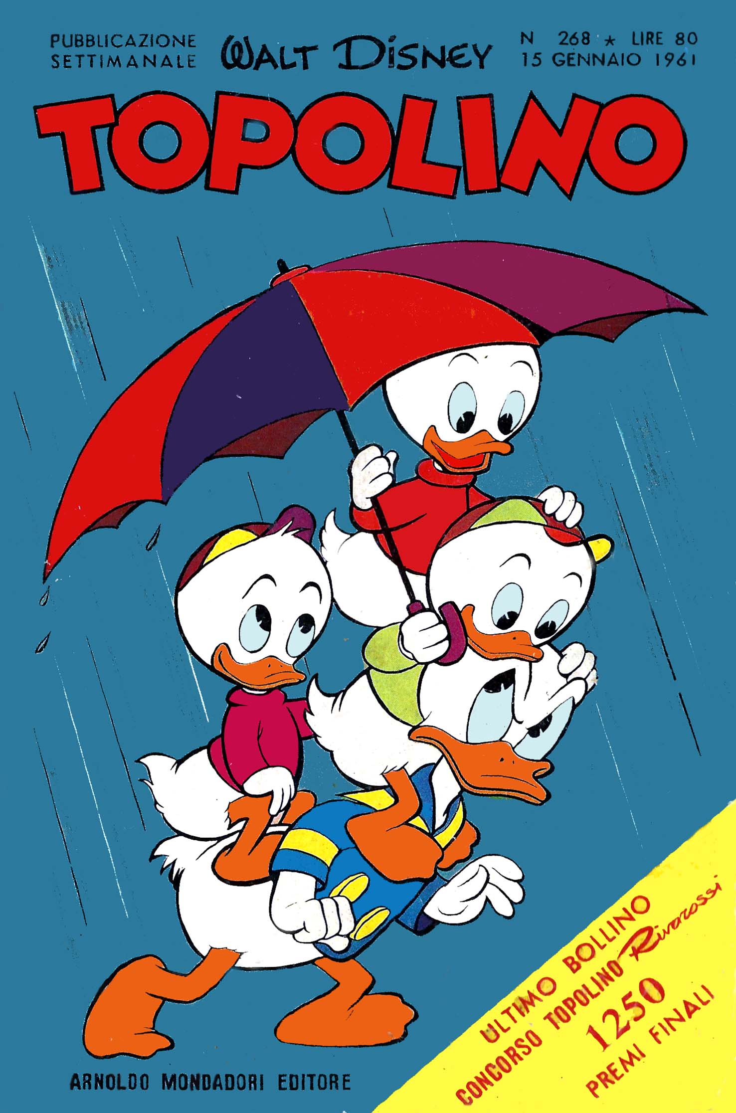 Fumetto Topolino -  1961