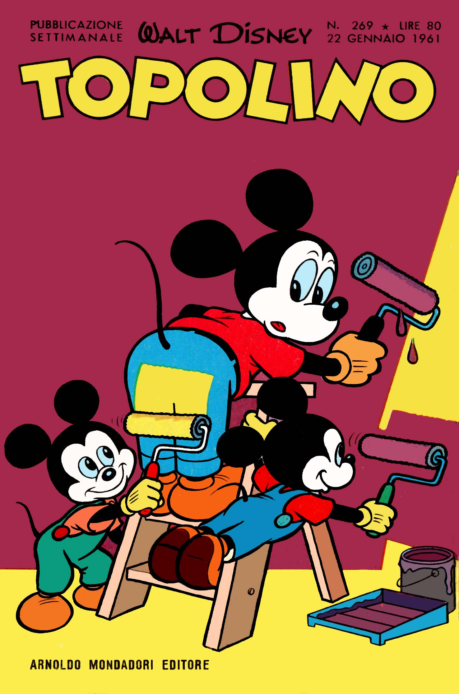 Fumetto Topolino -  1961
