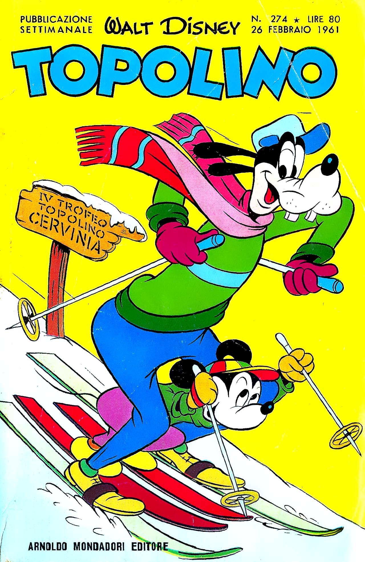 Fumetto Topolino -  1961