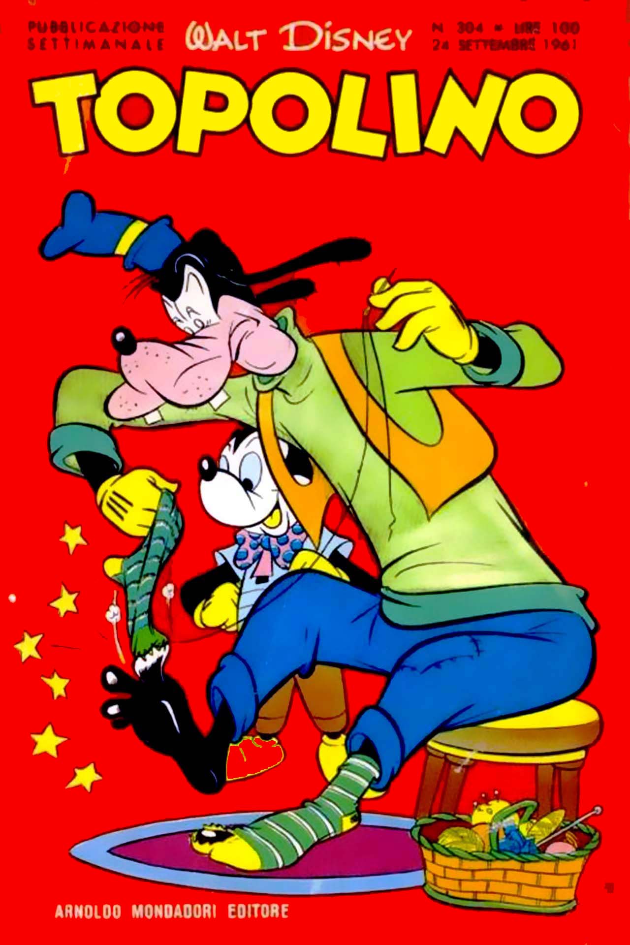 Fumetto Topolino -  1961