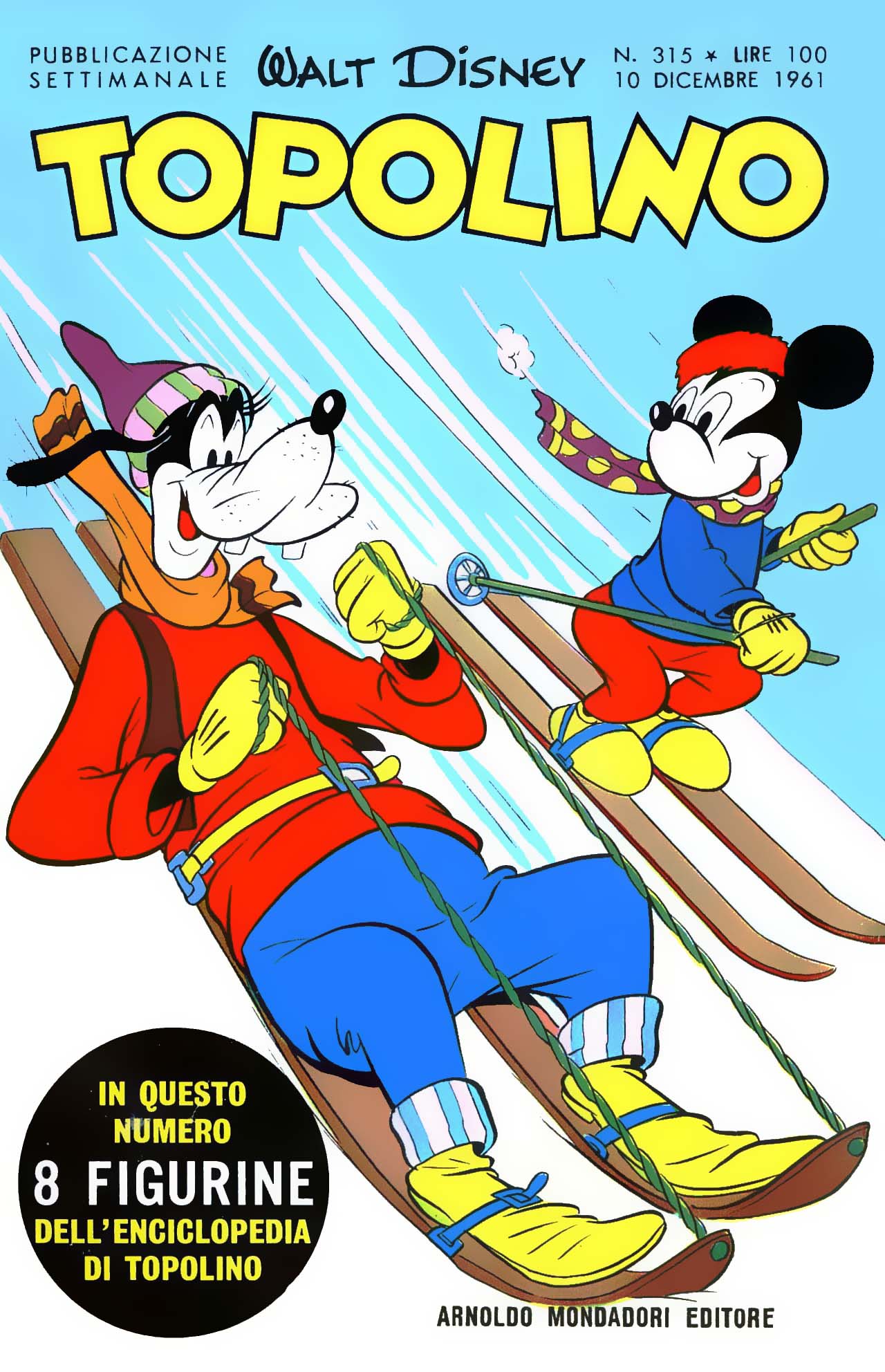 Fumetto Topolino -  1961