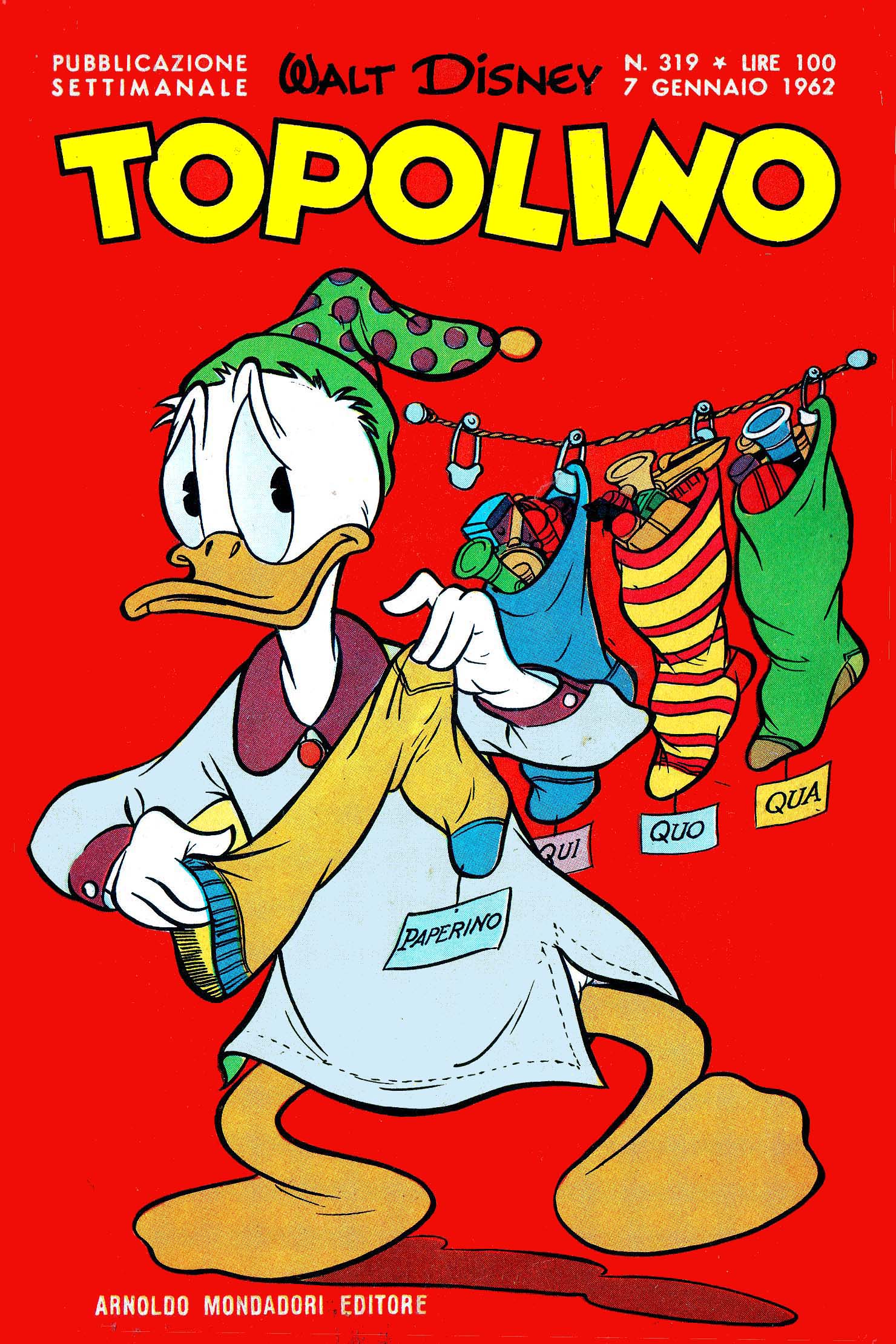 Fumetto Topolino -  1962