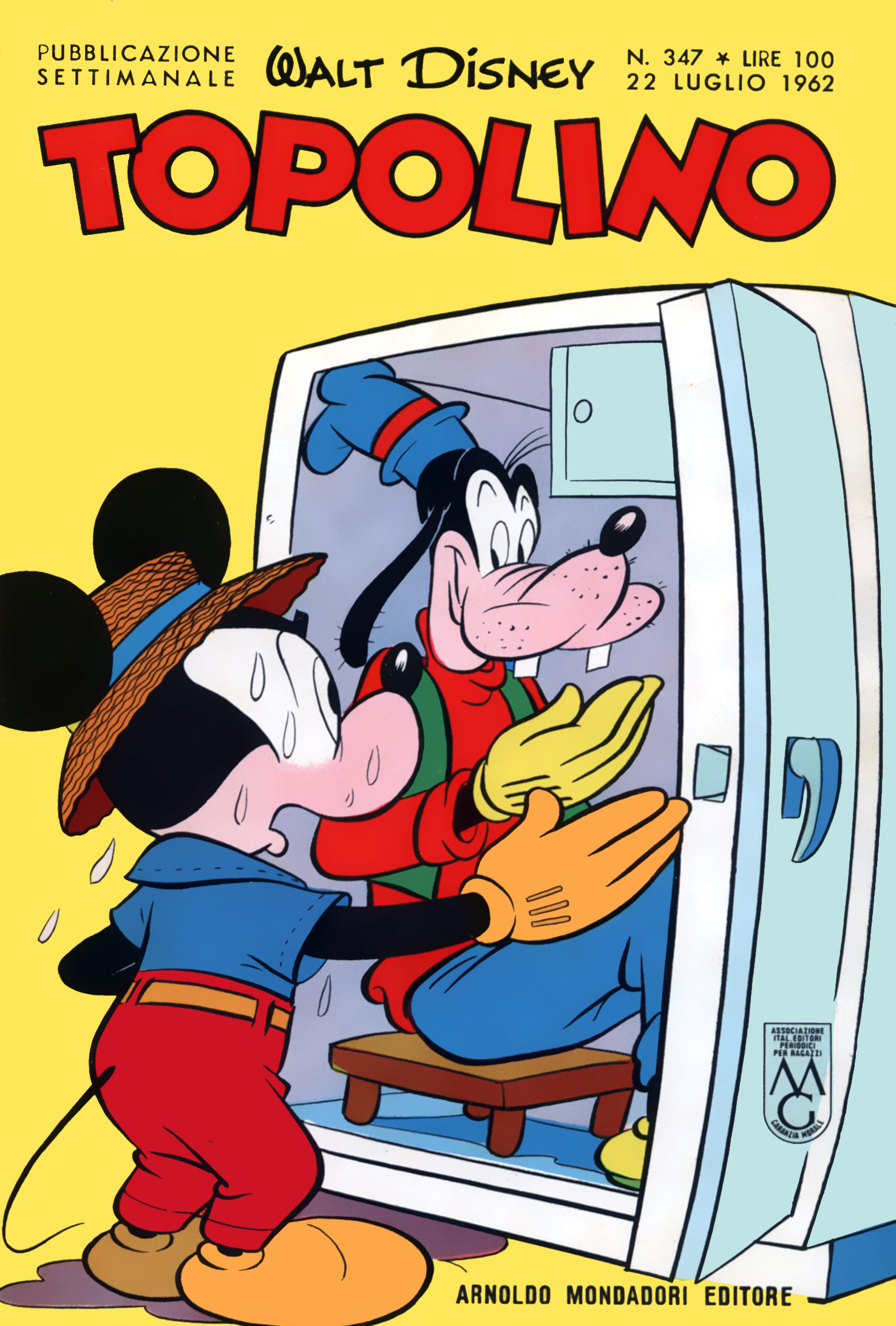Fumetto Topolino -  1962