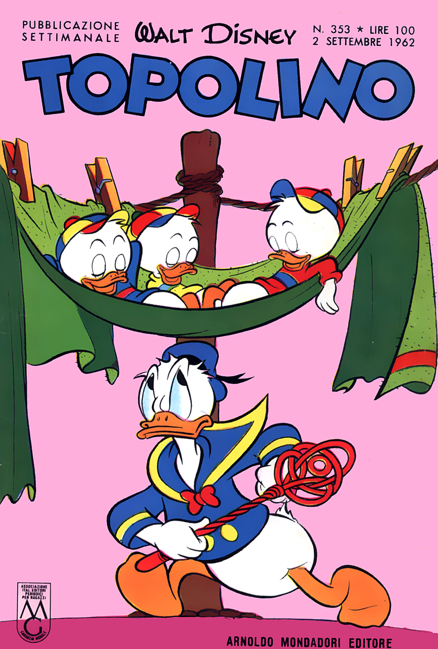 Fumetto Topolino -  1962