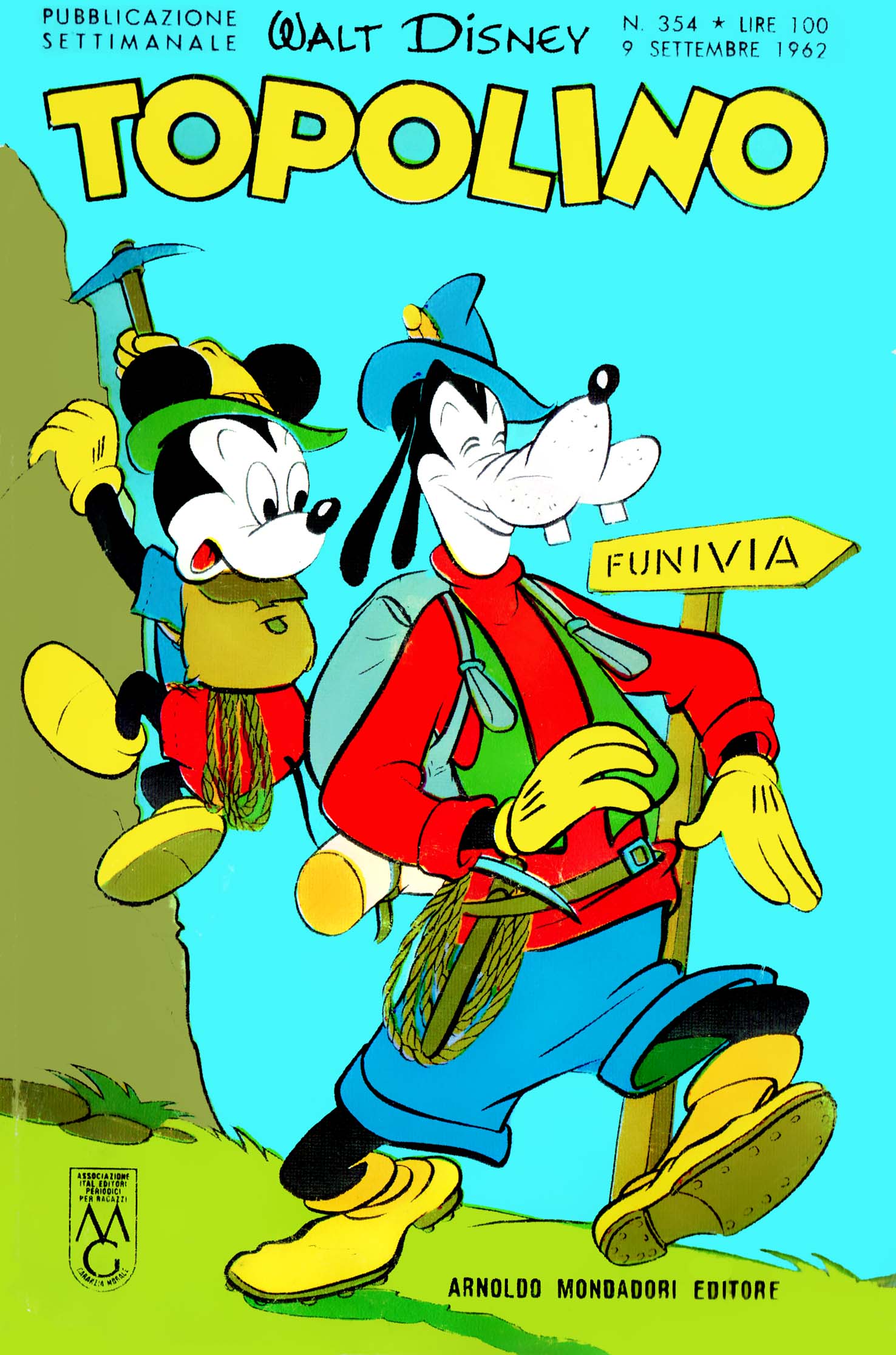 Fumetto Topolino -  1962