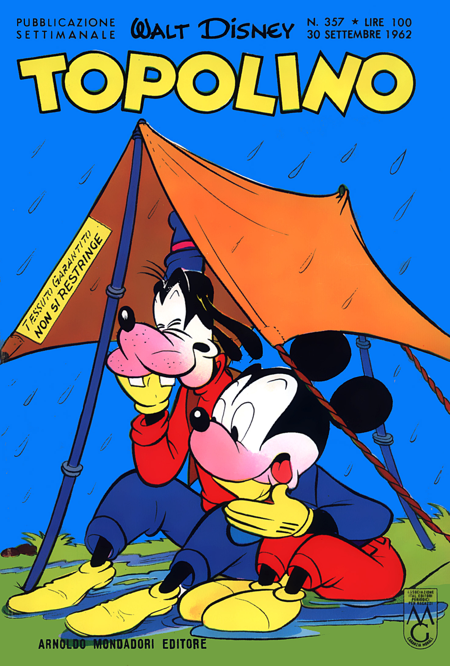 Fumetto Topolino -  1962