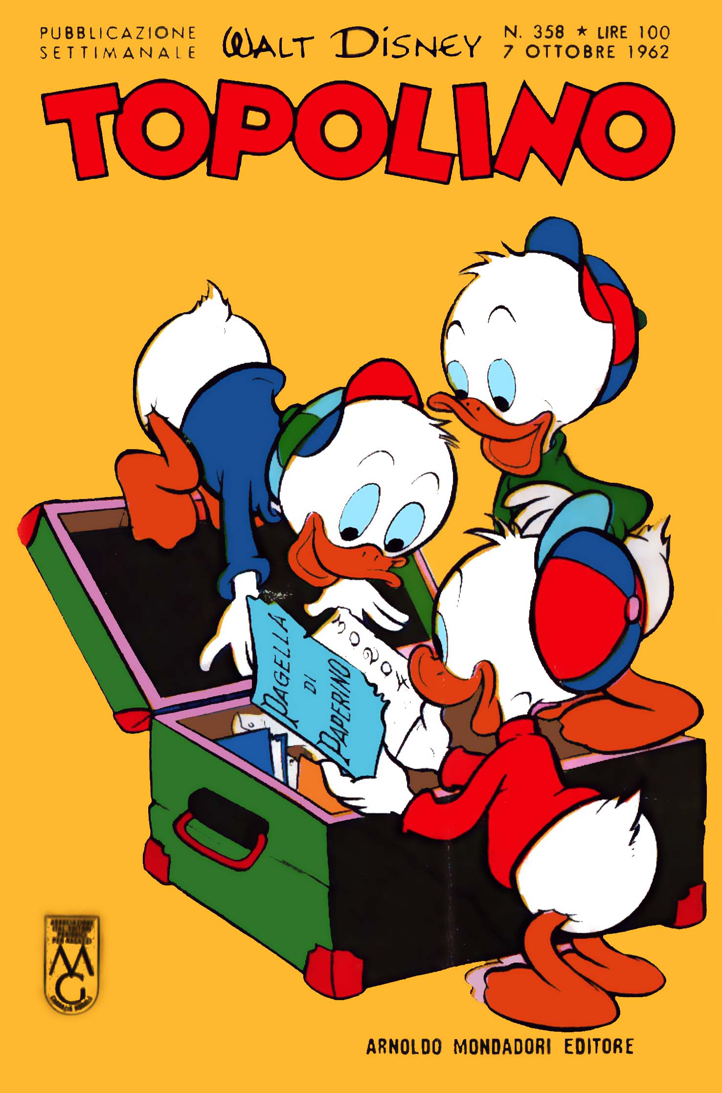 Fumetto Topolino -  1962