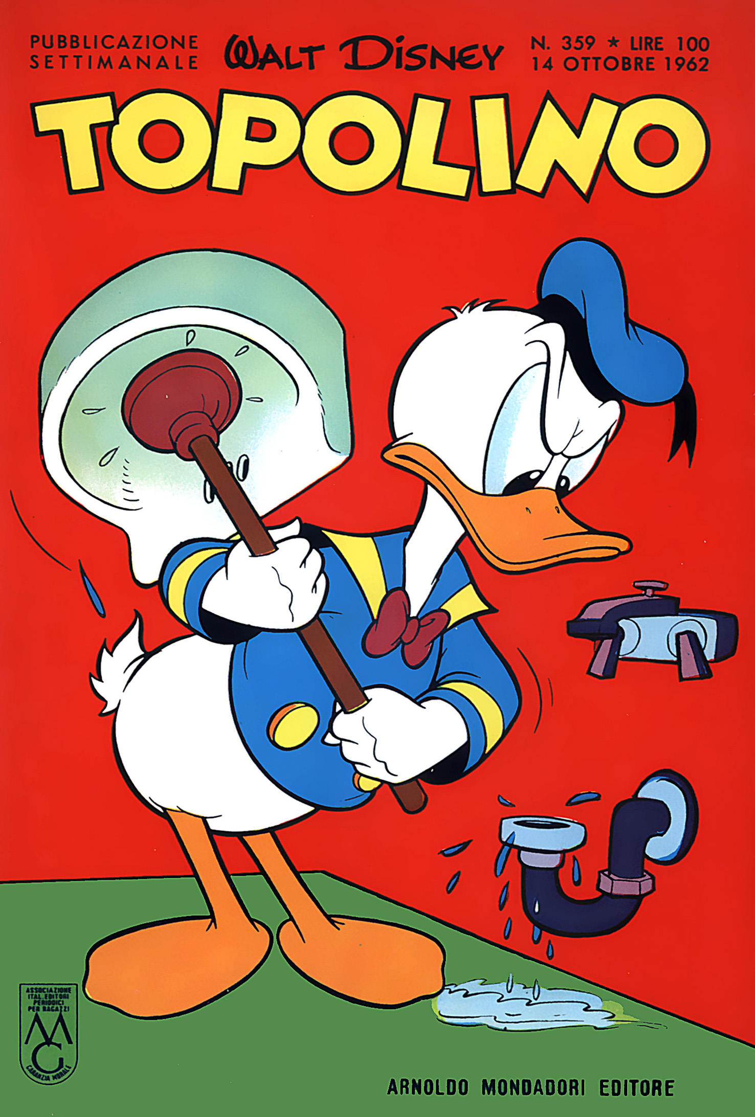 Fumetto Topolino -  1962