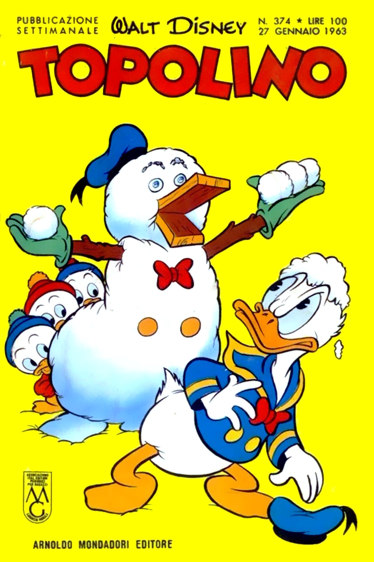 Fumetto Topolino -  1963