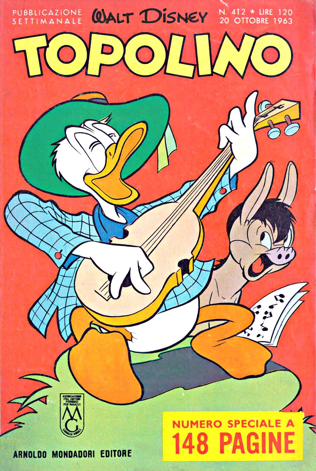 Fumetto Topolino -  1963