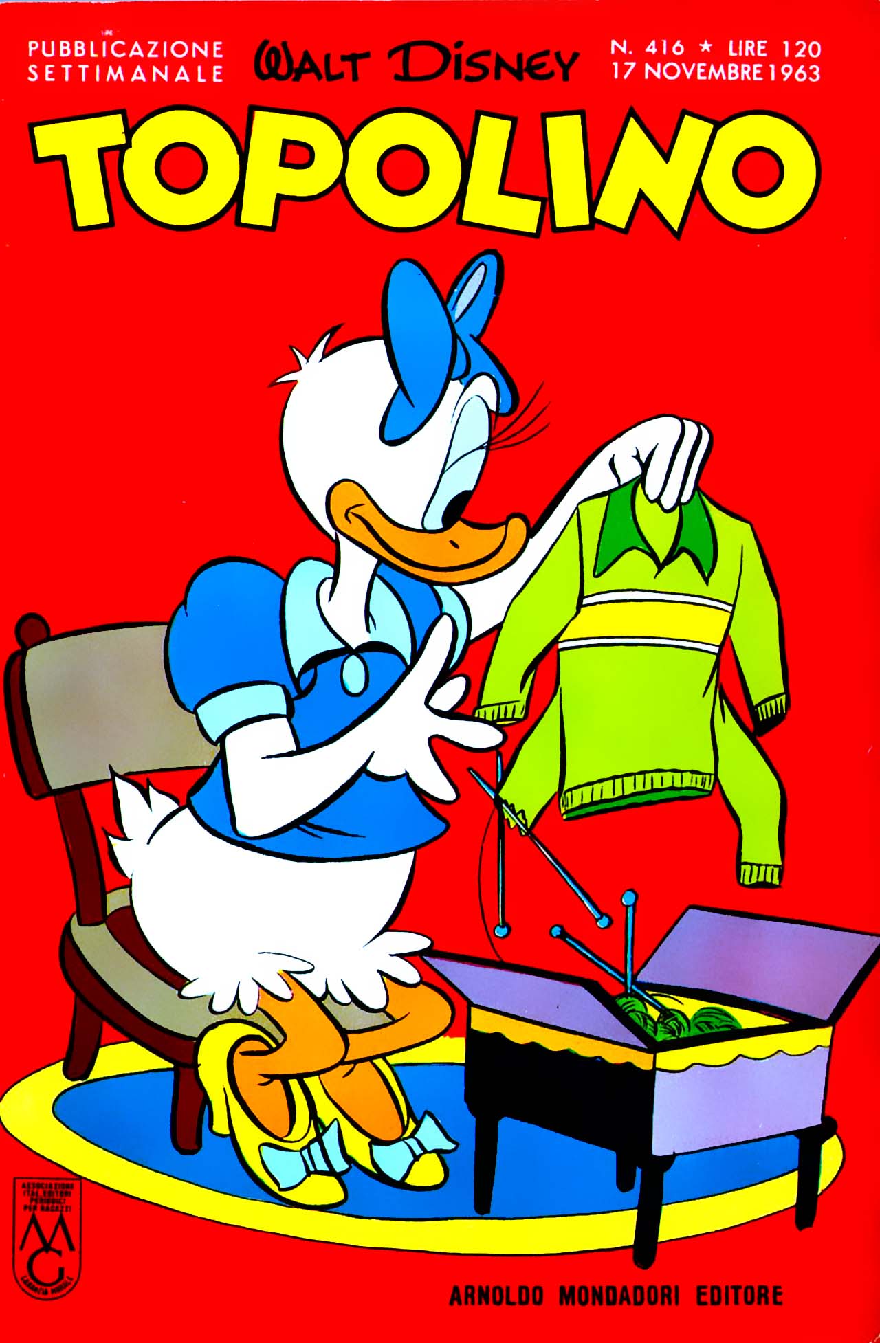 Fumetto Topolino -  1963