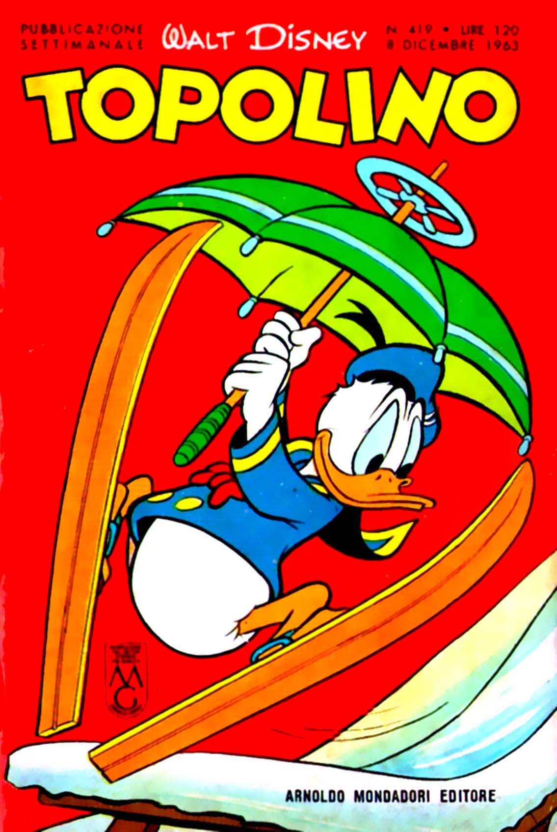 Fumetto Topolino -  1963
