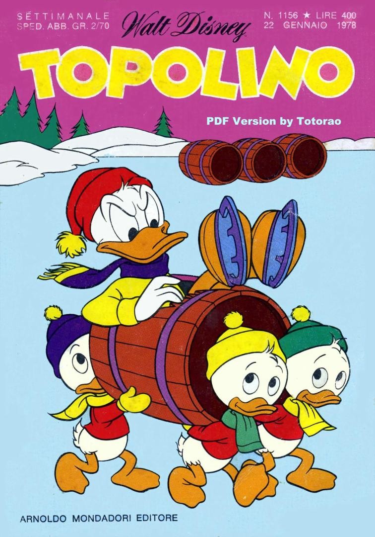 Fumetto Topolino -  1978
