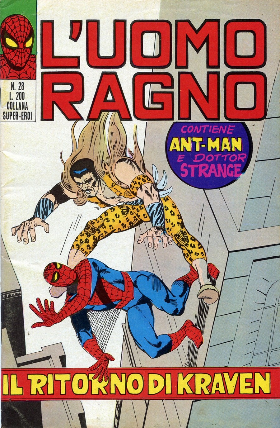 Fumetto L'uomo Ragno -  1971