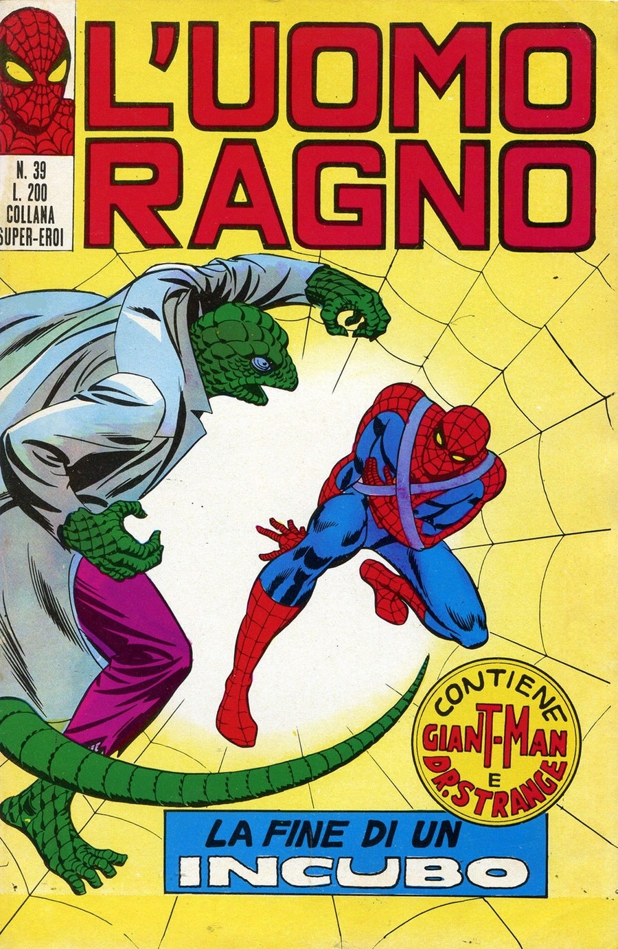 Fumetto L'uomo Ragno -  1971