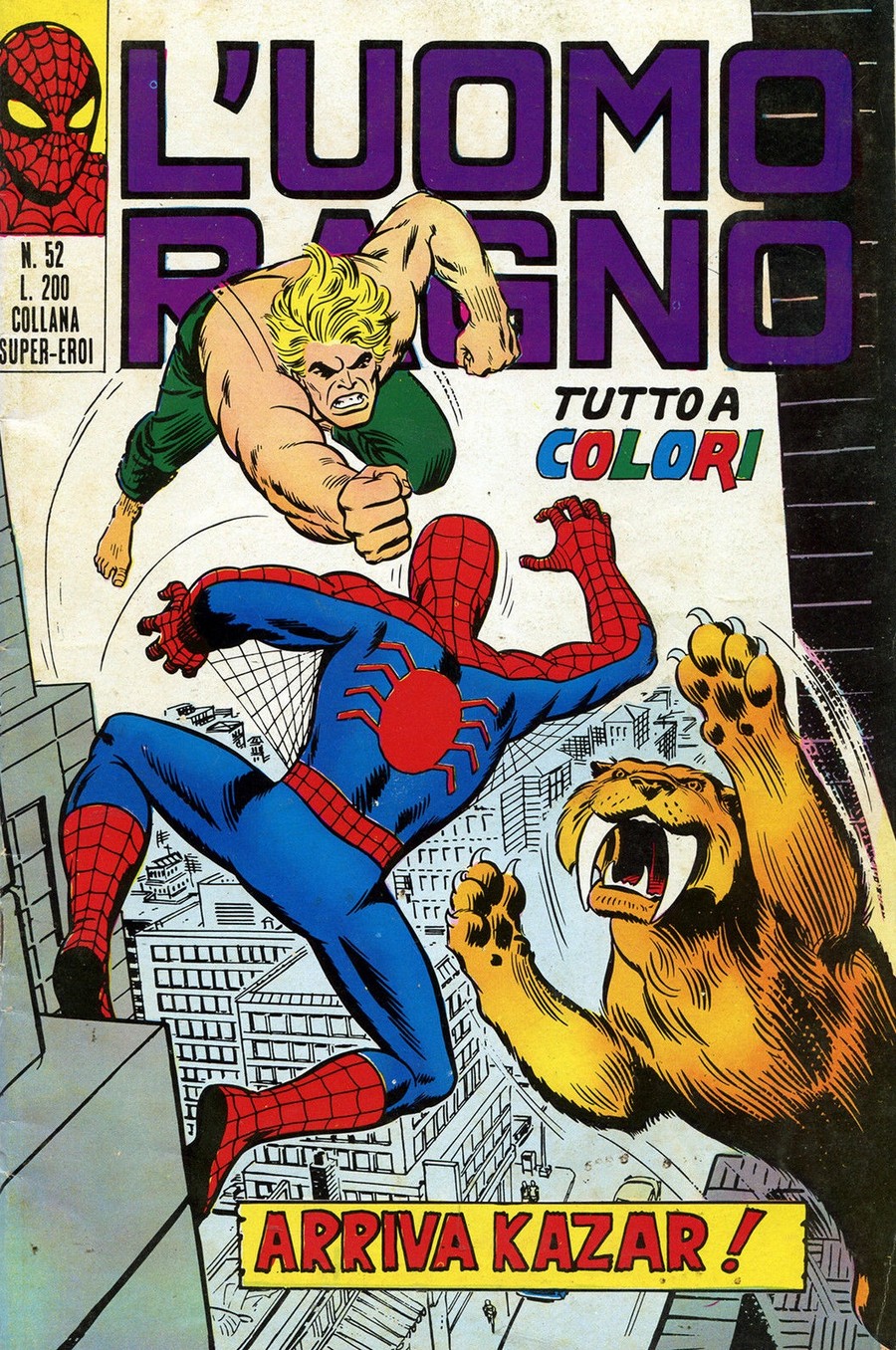 Fumetto L'uomo Ragno -  1972