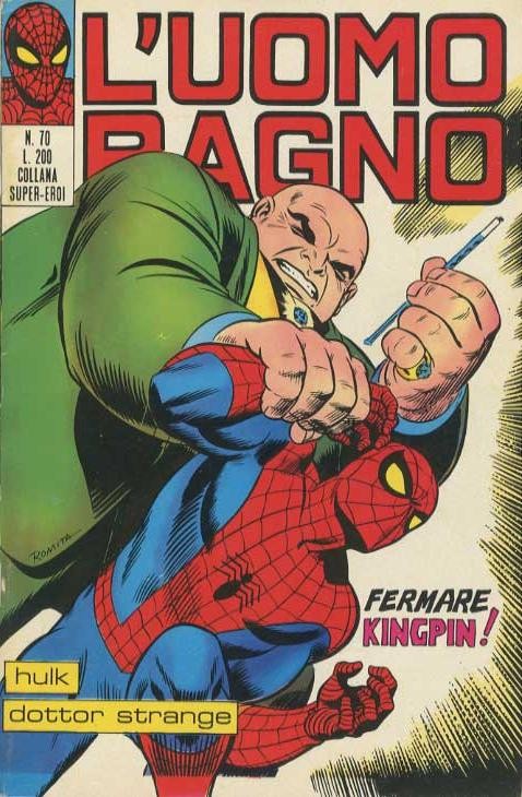 Fumetto L'uomo Ragno -  1972