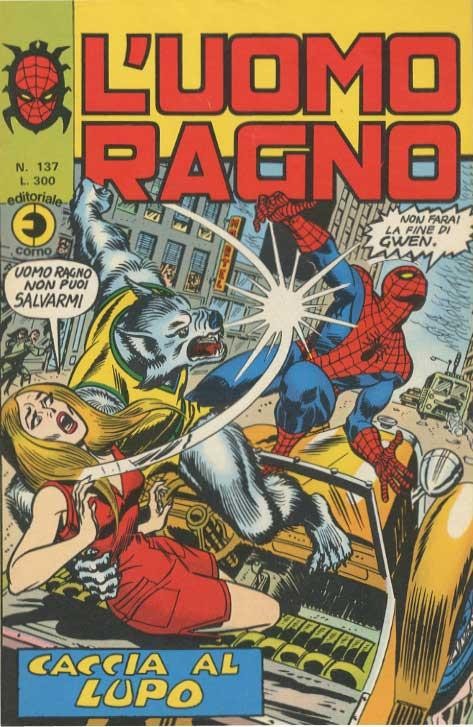 Fumetto L'uomo Ragno -  1975