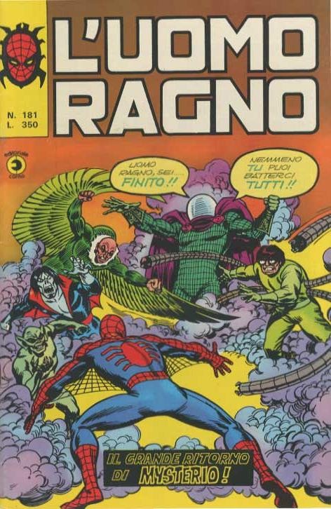 Fumetto L'uomo Ragno -  1977
