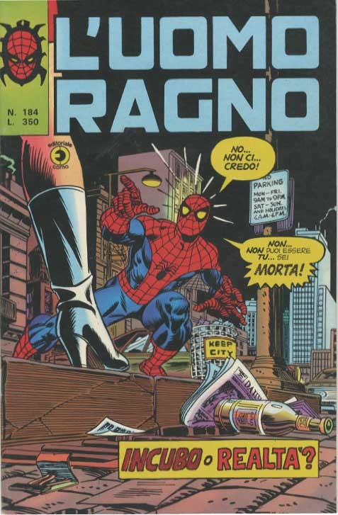 Fumetto L'uomo Ragno -  1977