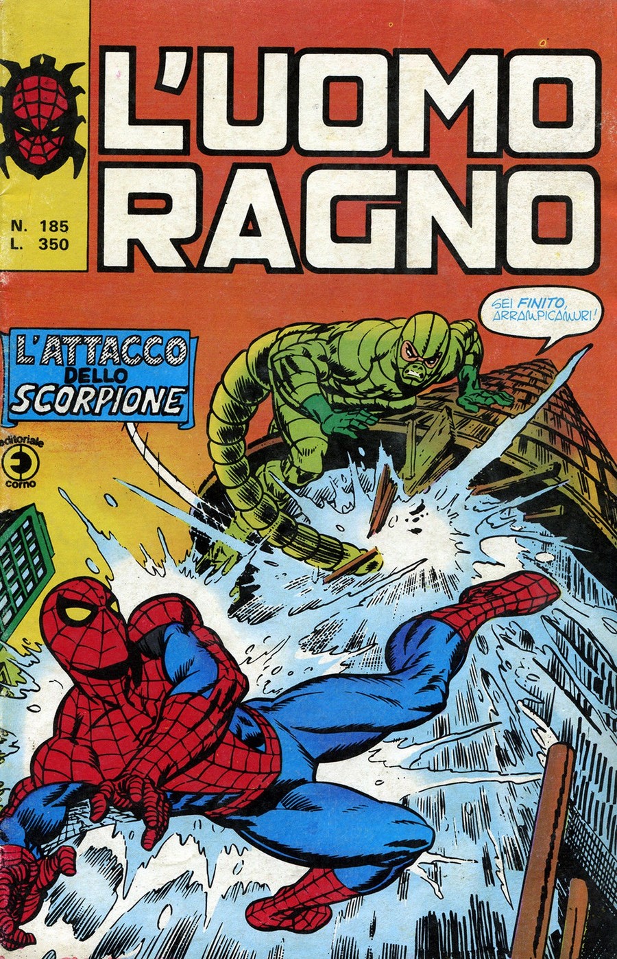 Fumetto L'uomo Ragno -  1977