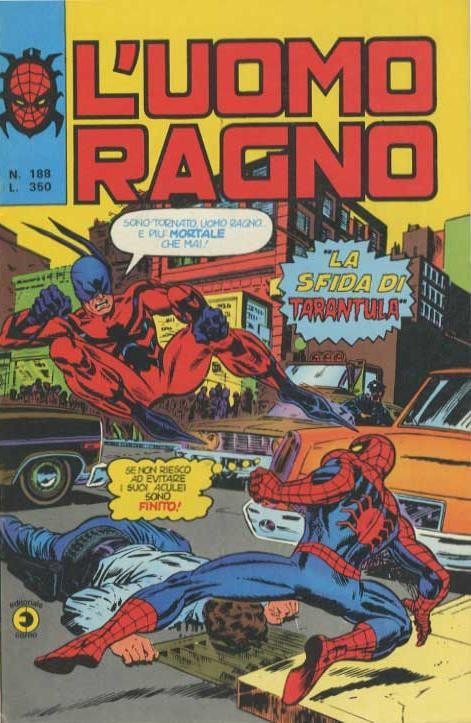 Fumetto L'uomo Ragno -  1977