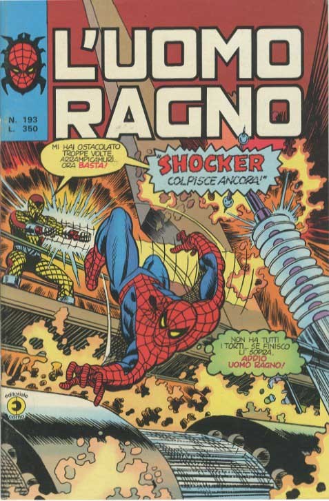 Fumetto L'uomo Ragno -  1977