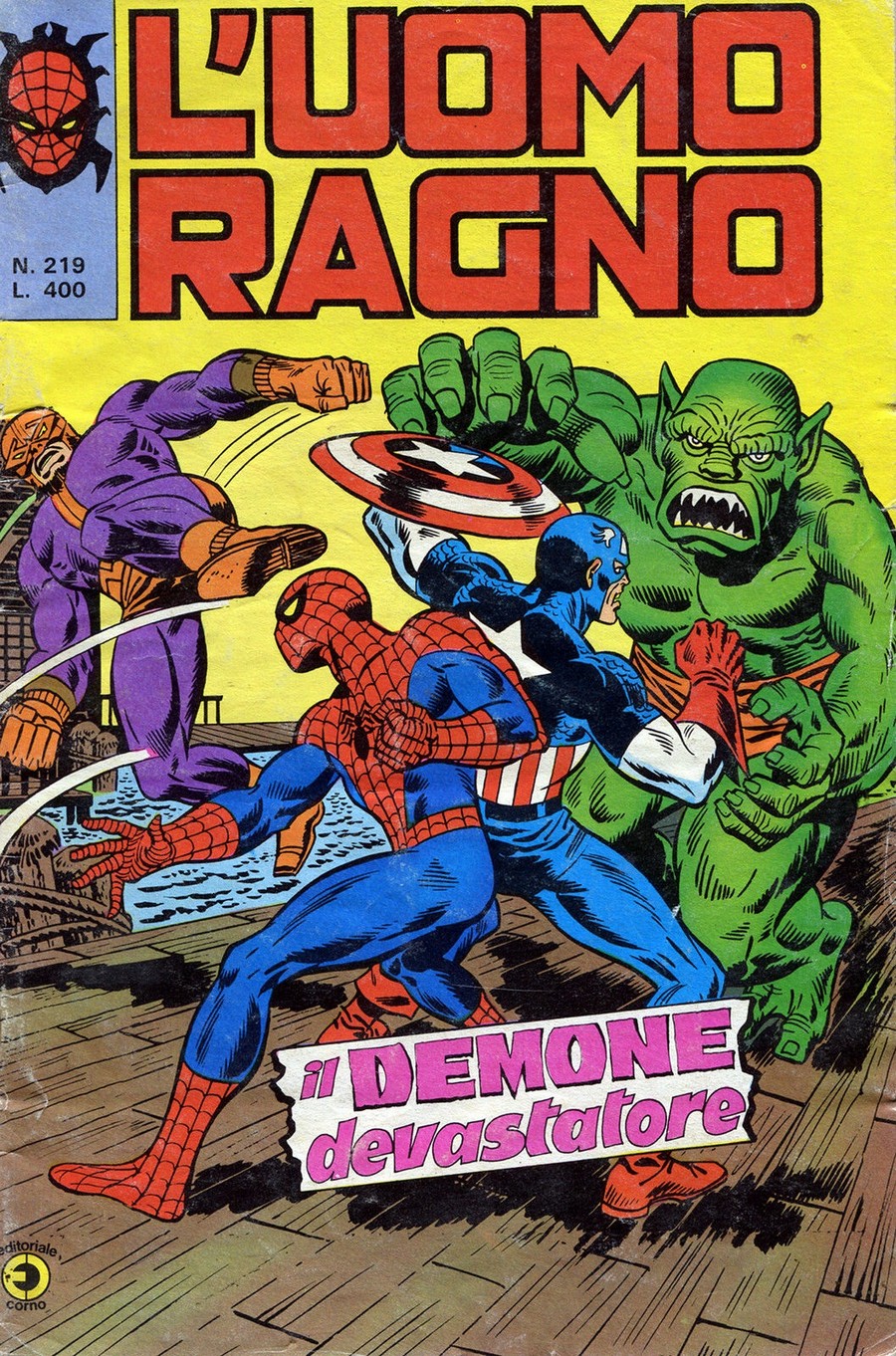 Fumetto L'uomo Ragno -  1978