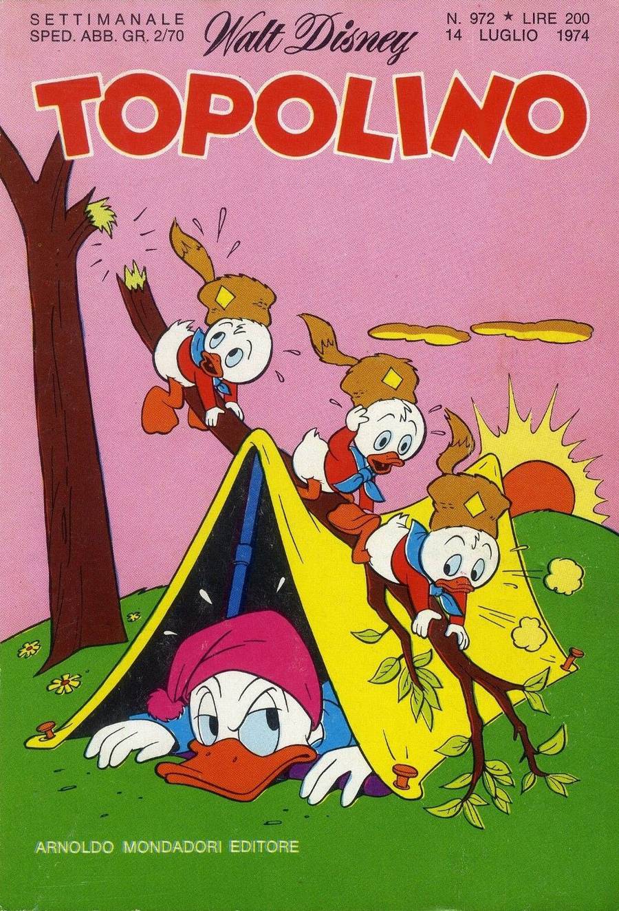 Fumetto Topolino -  1974