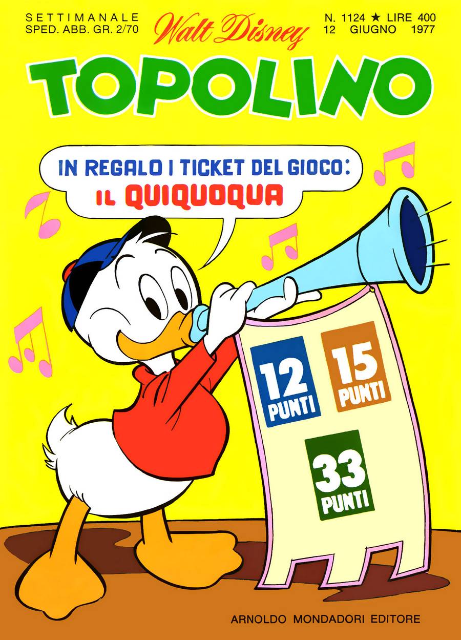 Fumetto Topolino -  1977