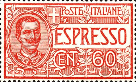 Francobollo Effigie di Vittorio Emanuele III Entro un Ovale -  1922