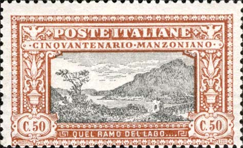 Francobollo Lago di Como -  1923
