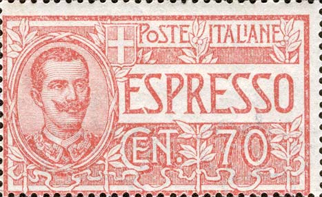 Francobollo Effigie di Vittorio Emanuele III Entro un Ovale -  1925