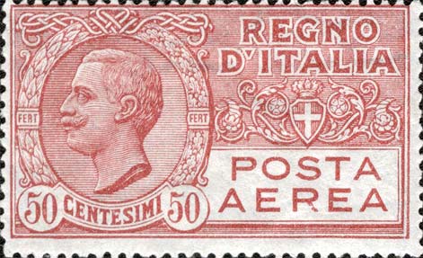 Francobollo Effigie di Vittorio Emanuele III Entro un Ovale -  1928
