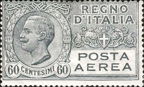 Francobollo Effigie di Vittorio Emanuele III Entro un Ovale -  1926