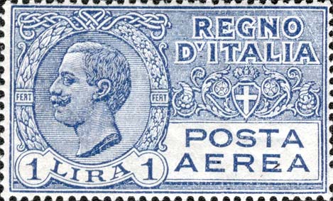 Francobollo Effigie di Vittorio Emanuele III Entro un Ovale -  1926