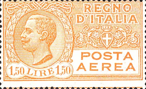 Francobollo Effigie di Vittorio Emanuele III Entro un Ovale -  1926