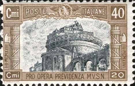 Francobollo Castel Sant'Angelo -  1926