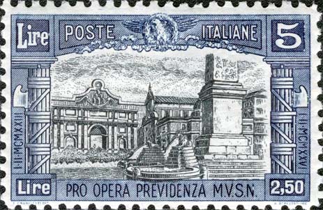 Francobollo Porta del Popolo -  1926