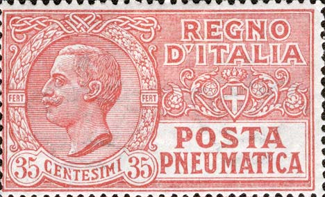 Francobollo Effigie di Vittorio Emanuele III Entro un Ovale -  1927