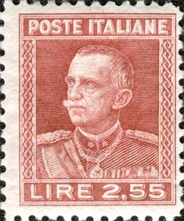 Francobollo Effigie di Vittorio Emanuele III -  1927