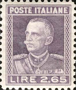 Francobollo Effigie di Vittorio Emanuele III -  1927