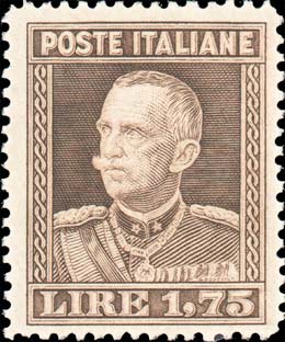 Francobollo Effigie di Vittorio Emanuele III -  1929