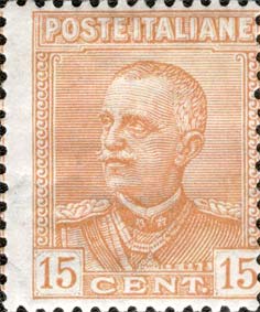 Francobollo Effigie di Vittorio Emanuele III -  1929