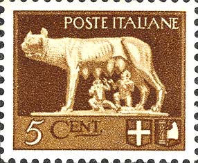 Francobollo Lupa di Roma -  1929