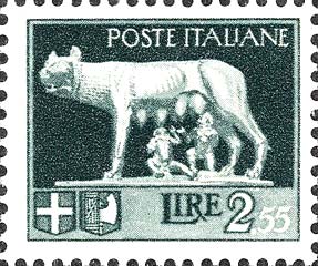 Francobollo Lupa di Roma -  1929