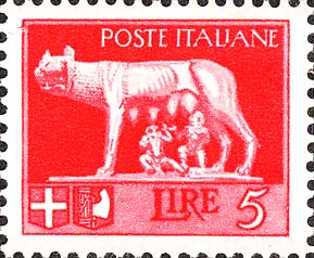 Francobollo Lupa di Roma -  1929